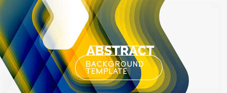 Vector 3d arrow geometric composition, abstract background for business or technology presentation,...