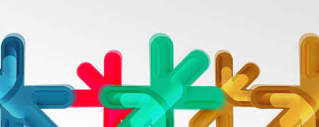 Abstract glossy crosses background for business or technology presentations, internet posters or web brochure coversのイラスト素材