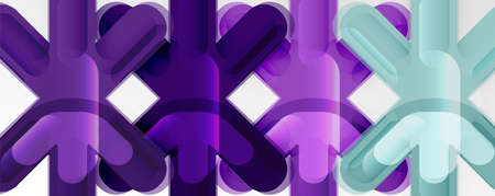 Abstract glossy crosses background for business or technology presentations, internet posters or web...