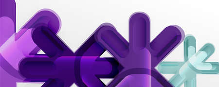 Abstract glossy crosses background for business or technology presentations, internet posters or web brochure coversのイラスト素材
