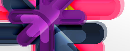 Abstract glossy crosses background for business or technology presentations, internet posters or web...