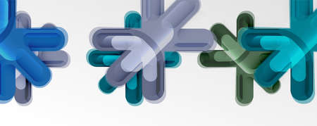 Abstract glossy crosses background for business or technology presentations, internet posters or web brochure coversのイラスト素材