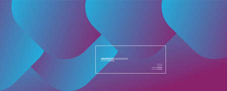Square shapes composition geometric abstract background. 3D shadow effects and fluid gradients....