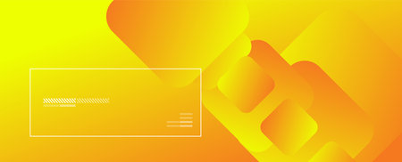 Square shapes composition geometric abstract background. 3D shadow effects and fluid gradients....