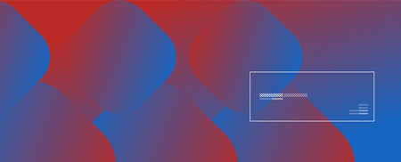 Square shapes composition geometric abstract background. 3D shadow effects and fluid gradients. Modern overlapping formsのイラスト素材