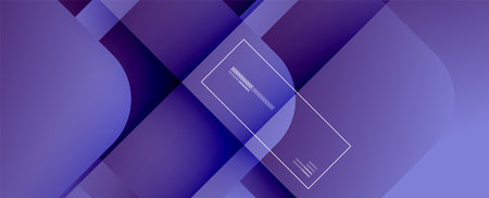 Square shapes composition geometric abstract background. 3D shadow effects and fluid gradients. Modern overlapping formsのイラスト素材