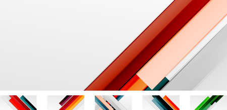 Abstract backgrounds - multicolored lines. Templates for business or technology presentations,...