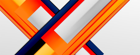 Color abstract lines trendy geometric background for business or technology presentation, internet poster or web brochure cover, wallpaperのイラスト素材