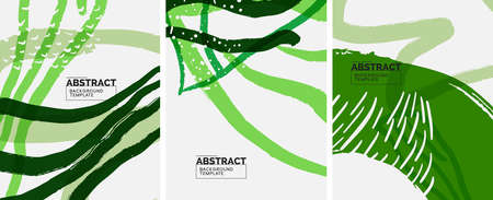 Social media abstract backgrounds. Abstract hand drawn doodles. Vector illustration for covers, banners, flyersのイラスト素材
