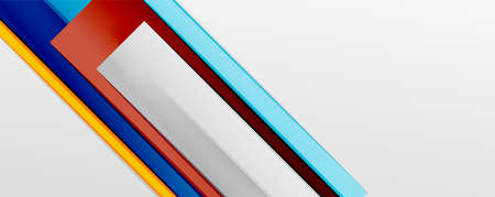 Color abstract lines trendy geometric background for business or technology presentation, internet poster or web brochure cover, wallpaperのイラスト素材