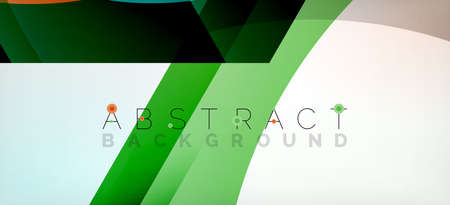Vector color hexagons geometric abstract background