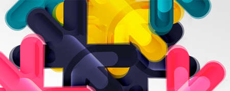 Abstract glossy crosses background for business or technology presentations, internet posters or web...