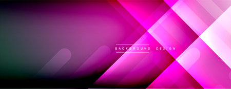 Dynamic lines abstract background. 3D shadow effects and fluid gradients. Modern overlapping formsのイラスト素材