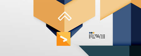 Shiny color triangles and geometric shapes vector abstract background