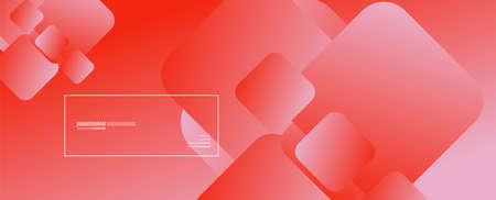 Square shapes composition geometric abstract background. 3D shadow effects and fluid gradients. Modern overlapping formsのイラスト素材