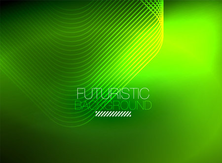Neon color square shape lines abstract background. Shiny magic energy and motion concept, vector abstract wallpaper backgroundのイラスト素材