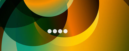 Fluid gradients, swirls and circles. Bright color lines. Vector Illustration For Wallpaper, Banner,...