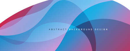 Trendy simple fluid color gradient abstract background with dynamic wave line effect. Vector Illustration For Wallpaper, Banner, Background, Card, Book Illustration, landing pageのイラスト素材
