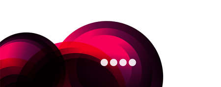 Fluid gradients, swirls and circles. Bright color lines. Vector Illustration For Wallpaper, Banner, Background, Landing Pageのイラスト素材