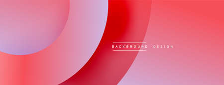 Abstract overlapping lines and circles geometric background with gradient colors