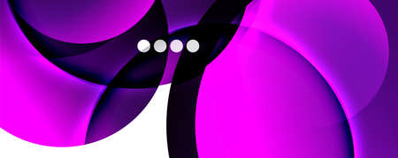 Fluid gradients, swirls and circles. Bright color lines. Vector Illustration For Wallpaper, Banner, Background, Landing Pageのイラスト素材