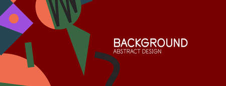 Abstract background with blocks, lines, geometric shapes. Techno or business concept for wallpaper, banner, background, landing pageのイラスト素材