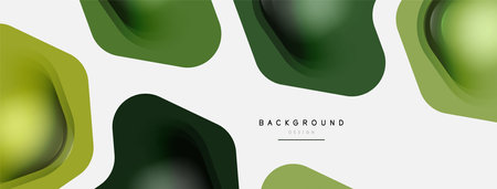 Color arrow shapes on white backdrop. Minimal geometric abstract background. Vector illustration for...