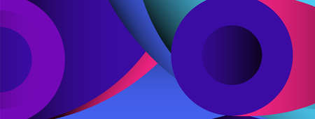 Abstract background. Minimal geometric circles and round style shapes with deep shadow effects....