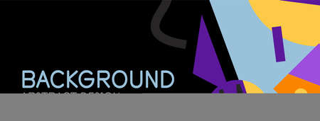 Abstract background with blocks, lines, geometric shapes. Techno or business concept for wallpaper, banner, background, landing pageのイラスト素材