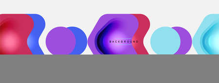 Color arrow shapes on white backdrop. Minimal geometric abstract background. Vector illustration for wallpaper banner background or landing pageのイラスト素材