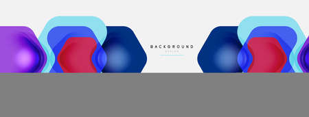 Color arrow shapes on white backdrop. Minimal geometric abstract background. Vector illustration for wallpaper banner background or landing pageのイラスト素材