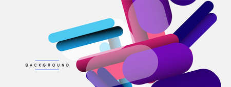 Abstract background. Round shapes, lines compositions on grey backdrop. Vector illustration for wallpaper banner background or landing pageのイラスト素材