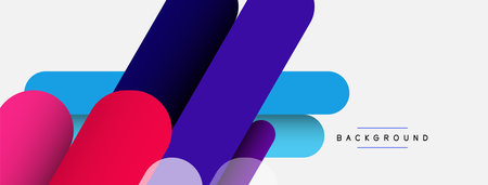 Abstract background. Round shapes, lines compositions on grey backdrop. Vector illustration for wallpaper banner background or landing pageのイラスト素材