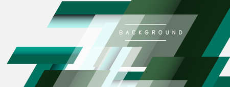 Vector background. Abstract overlapping color lines design with shadow effects. Illustration for wallpaper banner background or landing pageのイラスト素材