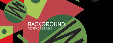 Abstract background with blocks, lines, geometric shapes. Techno or business concept for wallpaper, banner, background, landing pageのイラスト素材