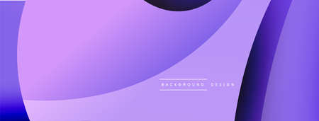 Creative geometric wallpaper. Minimal abstract background. Circle and wave composition vector...
