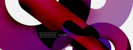 Circle abstract background. Vector illustration for wallpaper banner background card or landing page