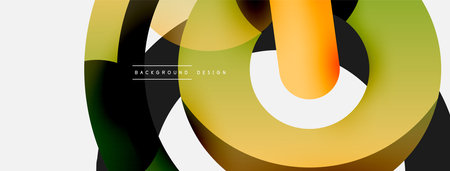 Circle abstract background. Vector illustration for wallpaper banner background card or landing page