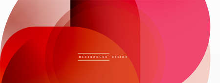 Creative geometric wallpaper. Minimal circle triangle and square line abstract background. Vector illustration for wallpaper banner background or landing pageのイラスト素材