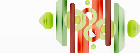 Lines geometric background. Stripes and rings composition business template for wallpaper, banner,...