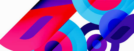Rings and circles geometric abstract background for wallpaper, banner, backdrop