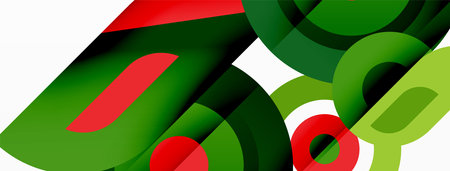 Rings and circles geometric abstract background for wallpaper, banner, backdropのイラスト素材
