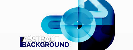 Creative geometric wallpaper. Circles, lines background. Business template for wallpaper, banner,...