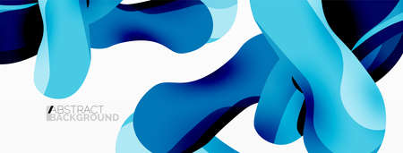 Creative geometric wallpaper. Splash shapes composition background. Techno business template for wallpaper, banner, background or landingのイラスト素材