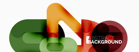 Creative geometric wallpaper. Circles, lines background. Business template for wallpaper, banner,...