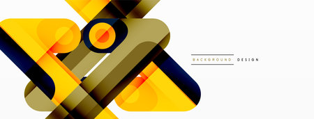 Lines geometric creative abstract background. Bright color line composition for wallpaper, banner, background or landingのイラスト素材