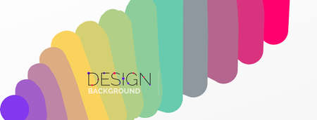 Background colorful shapes template. Wallpaper for concept of AI technology, blockchain, communication, 5G, science, business and technologyのイラスト素材