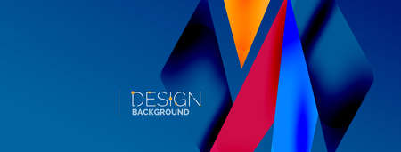 Background color abstract overlapping lines. Minimal composition vector illustration for wallpaper banner background or landing pageのイラスト素材