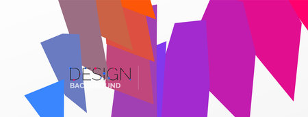 Background colorful shapes template. Wallpaper for concept of AI technology, blockchain, communication, 5G, science, business and technologyのイラスト素材