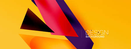 Background abstract overlapping shapes. Minimal composition vector illustration for wallpaper banner...